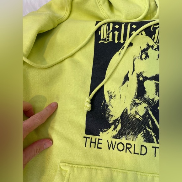 Billie Eilish World Tour 2022 Yellow Hoodie - Picture 14 of 14